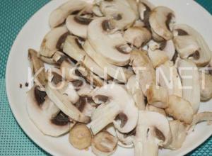 Баклажаны, фаршированные грибами
